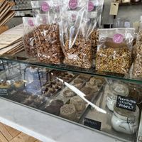 Dessert and market stuff   at Ecru in Rome