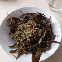 Seaweed spaghetti - this was better than I expected! at Ecru in Rome