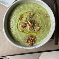 Fennel cream soup  at Ecru in Rome