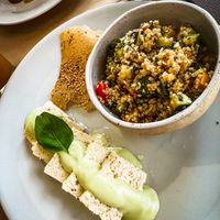 Qui Fu - aufgrund des RAW Tofus sicherlich nicht für jedermann was, aber lecker 😋 wars trotzdem.   at Ecru in Rome