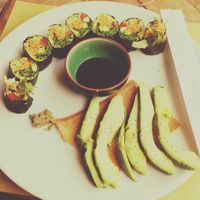 Vegan sushi ~ at Ecru in Rome