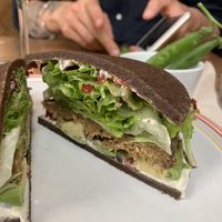 The burger was really good!  at Ecru in Rome