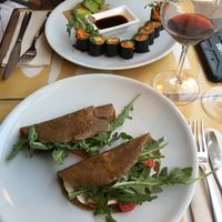 Sushi and Crepe at Ecru in Rome