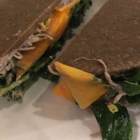 Raw burger. at Ecru in Rome