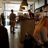 Counter at The Good Life Eatery in South West London