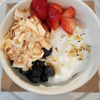 Vegan granola at The Good Life Eatery in South West London