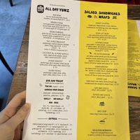 Menu continued  at The Good Life Eatery in South West London