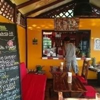 terrace at Madre Tierra in Puerto Viejo De Talamanca