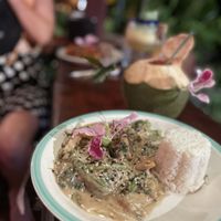 Vegan Curry Coco con Mani   at Madre Tierra in Puerto Viejo De Talamanca