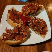 Bruschetta at Madre Tierra in Puerto Viejo De Talamanca