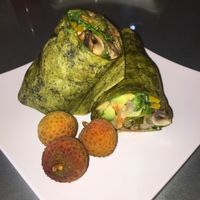 Veggie burrito, not too bad I've had better though at Nokturne in Houston