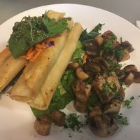 Was ok- need to have some vegan sour cream at Nokturne in Houston