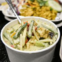 Green Curry at Veganic Thai Cafe in San Diego