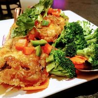 Fish at Veganic Thai Cafe in San Diego