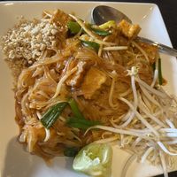 Pad Thai with Fried Tofu (I recommend)   at Veganic Thai Cafe in San Diego