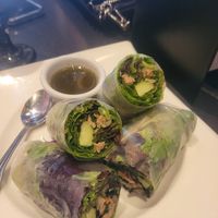 garden wrap, so fresh! at Veganic Thai Cafe in San Diego