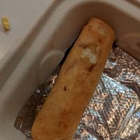 Crispy spring rolls (so good I ate the others pre photo) at Veganic Thai Cafe in San Diego