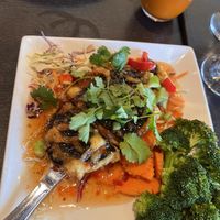 3 Flavors fish  at Veganic Thai Cafe in San Diego
