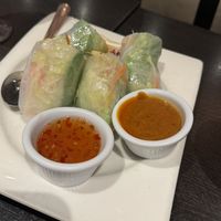 Summer rolls  at Veganic Thai Cafe in San Diego