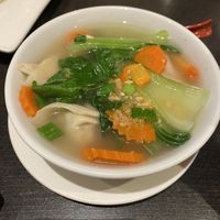 wonton soup  at Veganic Thai Cafe in San Diego