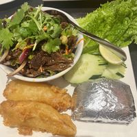 Larb (soy duck)  at Veganic Thai Cafe in San Diego