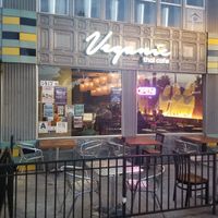 outside at Veganic Thai Cafe in San Diego