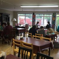 The Red Door restaurant at the Fountain Head Health Food Store at Fountain Head Health Food in Fergus