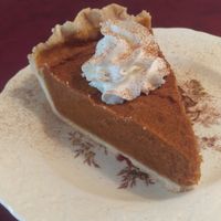 Vegan Pumpkin Pie at Fountain Head Health Food in Fergus