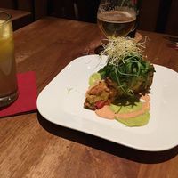 Quiche as a starter at Zest in Leipzig