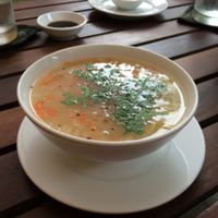 vegan noodle soup at Hai Cafe in Hoi An