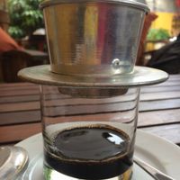 Vietnamese coffee  at Hai Cafe in Hoi An