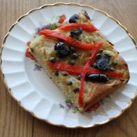Foccaccia at Cafe Dei Campi in Montreal