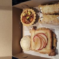 Pastries sample at Cafe Dei Campi in Montreal