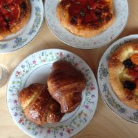 gourmandises sucrées et salées  at Cafe Dei Campi in Montreal