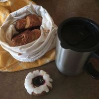 zéro déchet friendly ! Ils acceptent les contenants sans problème at Cafe Dei Campi in Montreal