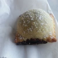 Ravioli au nutella at Cafe Dei Campi in Montreal