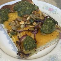 Focaccia   at Cafe Dei Campi in Montreal