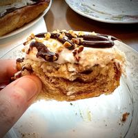 Bostock praline  at Cafe Dei Campi in Montreal