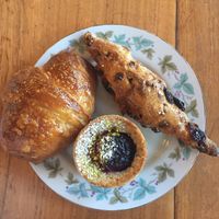 Croissant, bostock, pain dejeunner - all delicious  at Cafe Dei Campi in Montreal