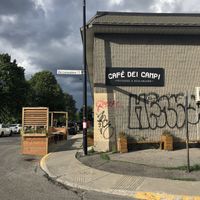Cafe at Cafe Dei Campi in Montreal
