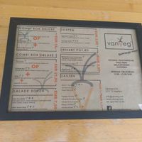 vanVeg Menu, Haarlem at vanVeg in Haarlem