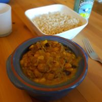 Yah man jamaican curry at vanVeg in Haarlem