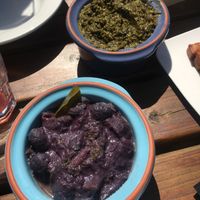 Delicious stews (I can't remember what the names are). at vanVeg in Haarlem