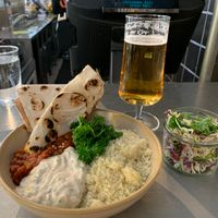 Vegan burrito, May 2020. at Urban Deli in Stockholm