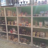 Vegan score! This is just a small portion of their offerings. at Vegan Ville in Mexico City