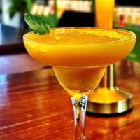 Margarita de mango   at Vegan Ville in Mexico City