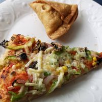 Pizza at Panjabi Hut in Coventry