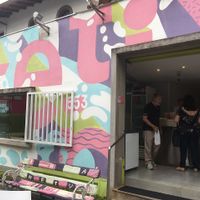 Outside at Sorveteria Inventiva in Belo Horizonte