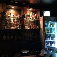 Behind the bar at Club Zion - 클럽 자이언 - maybe closed in Seoul