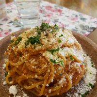 Vegan bolognese at Pasta Factory in Manchester